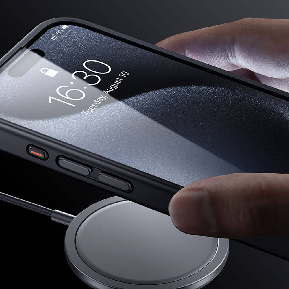 Apple iPhone 15 Pro Uyumlu Kılıf Magsafe Şarj Özellikli Benks Mist Protective Kapak - 15