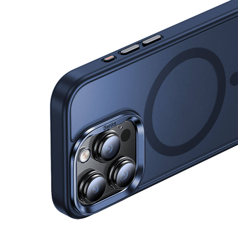 Apple iPhone 15 Pro Max Uyumlu Kılıf Magsafe Şarj Özellikli Benks Mist Protective Kapak - 16