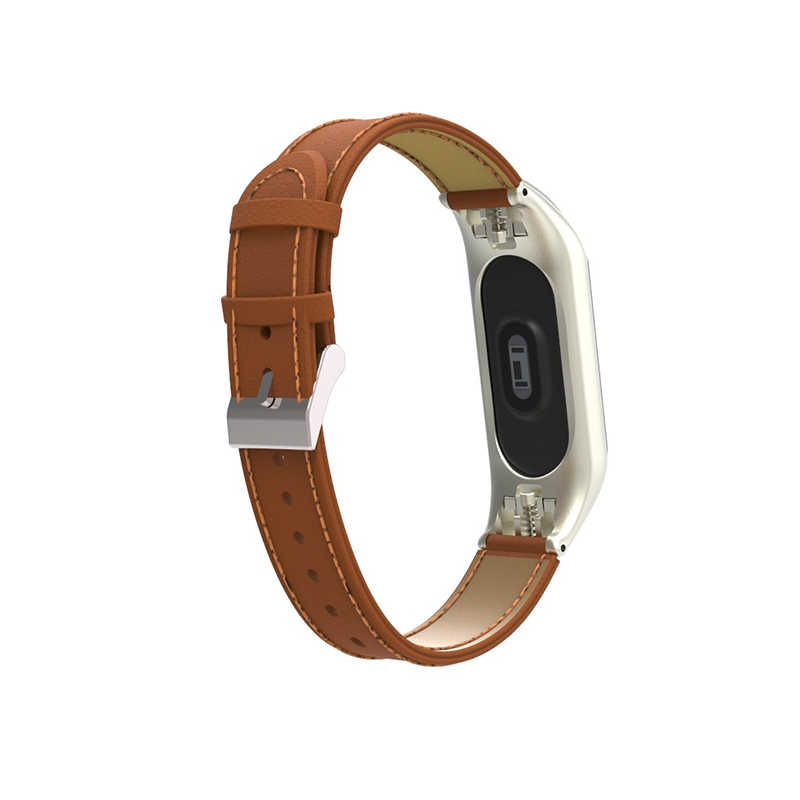 Xiaomi Mi Band 4 Uyumlu KRD-07 Deri Kordon - 2