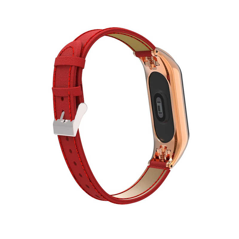 Xiaomi Mi Band 4 Uyumlu KRD-07 Deri Kordon - 3