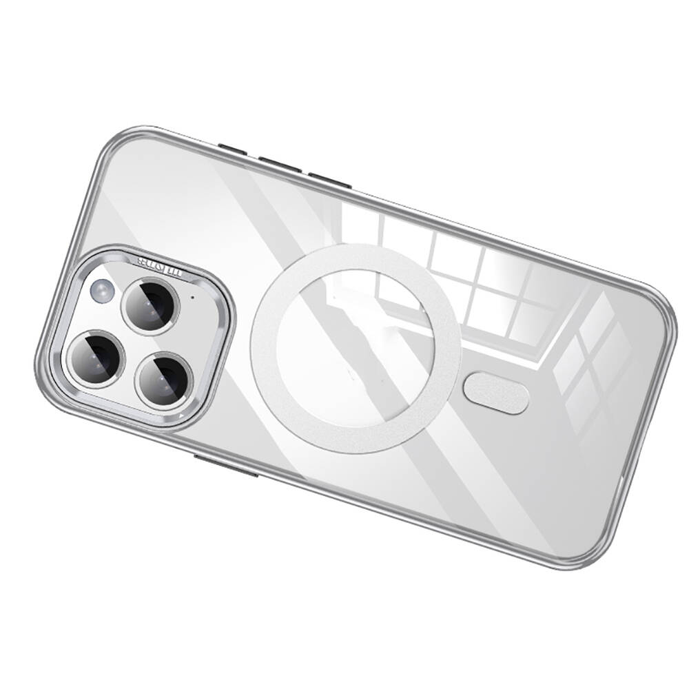 Apple iPhone 14 Pro Uyumlu Kılıf Magsafe Şarj Özellikli Wlons Standlı Efsane Kapak - 10