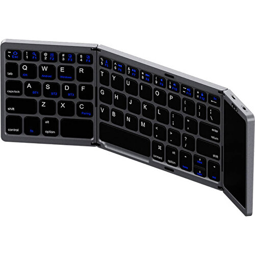 Recci RCS-K01 Katlanabilir Kablosuz Multifonksiyonel Touchpad Klavye