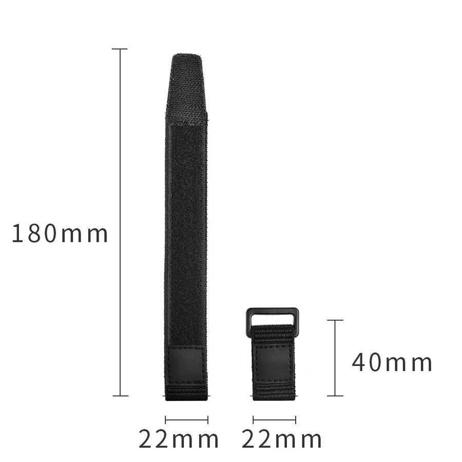 Samsung Gear S3 Uyumlu (22mm) Magic Nylon Kordon - 1