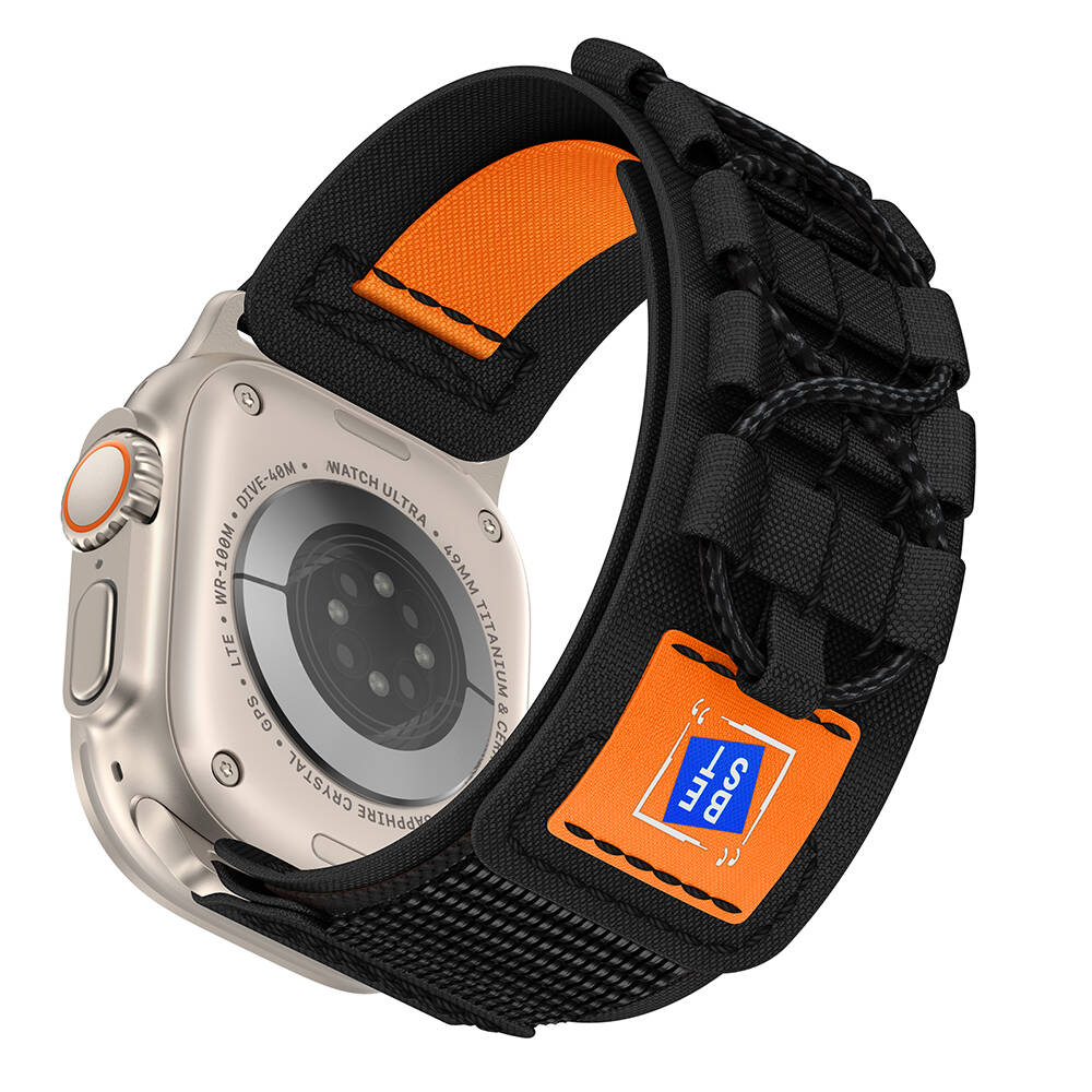 Apple Watch 7 45mm Uyumlu Zore KRD-99 Hasır Kordon - 24