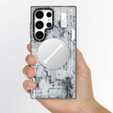 Samsung Galaxy S24 Ultra Uyumlu Kılıf Magsafe Şarj Özellikli YoungKit Technology Serisi Kapak - 6