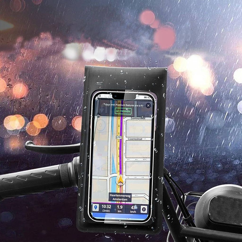 Go Des GD-HD907 Su Geçirmez Tasarımlı Bisiklet ve Motosiklet Telefon Tutucu - 2