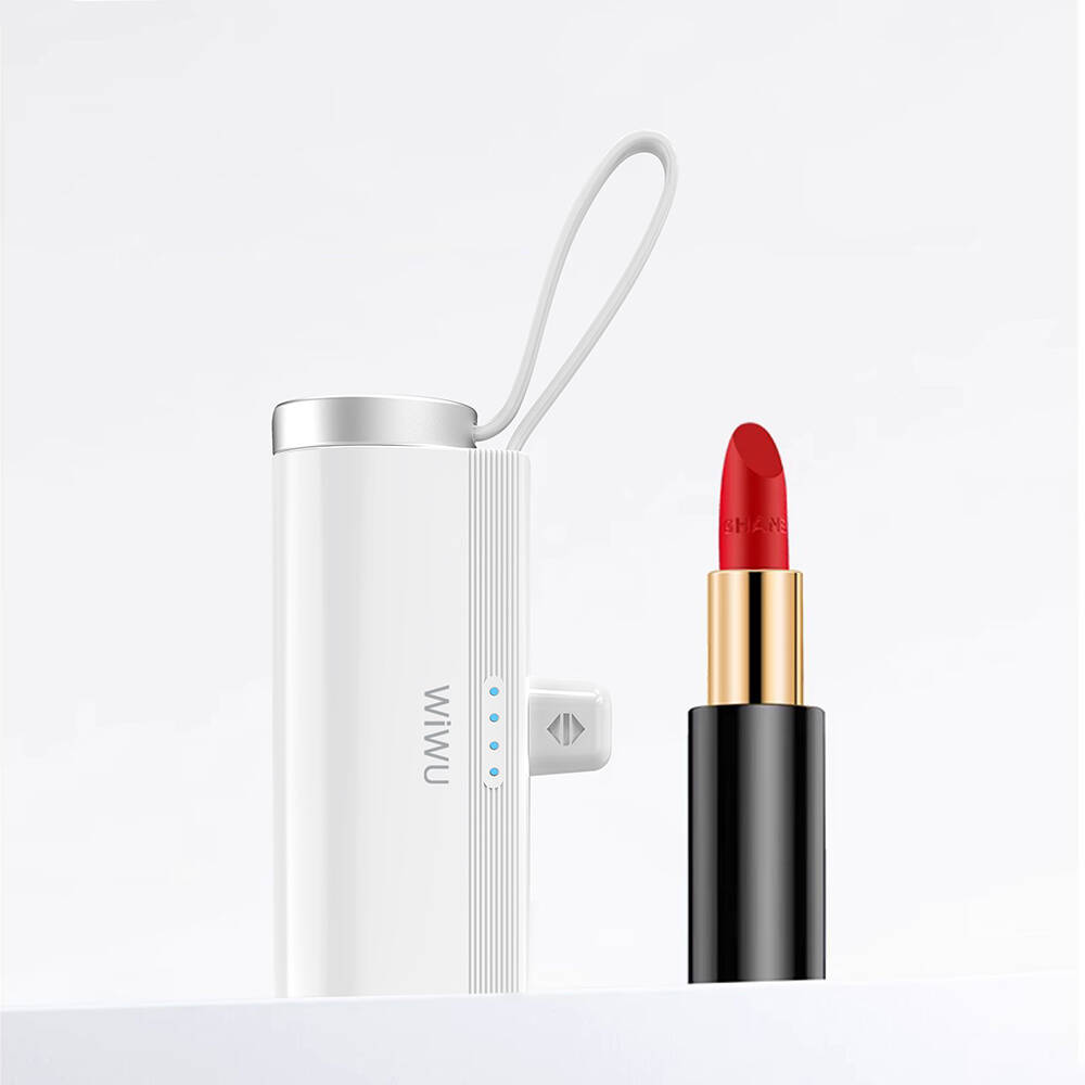 Wiwu Wi-W026 Capsule Serisi 2in1 Mini Taşınabilir Standlı Askılı Type-C PD Powerbank 5000mAh - 6