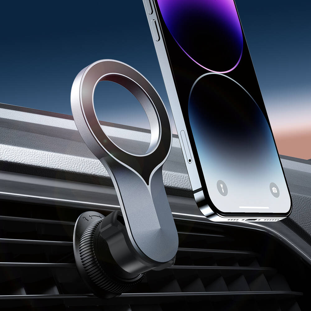 Wiwu CH50 360 Derece Dönebilen Havalandırma Tasarım Magnetik Araç Telefon Tutucu - 5