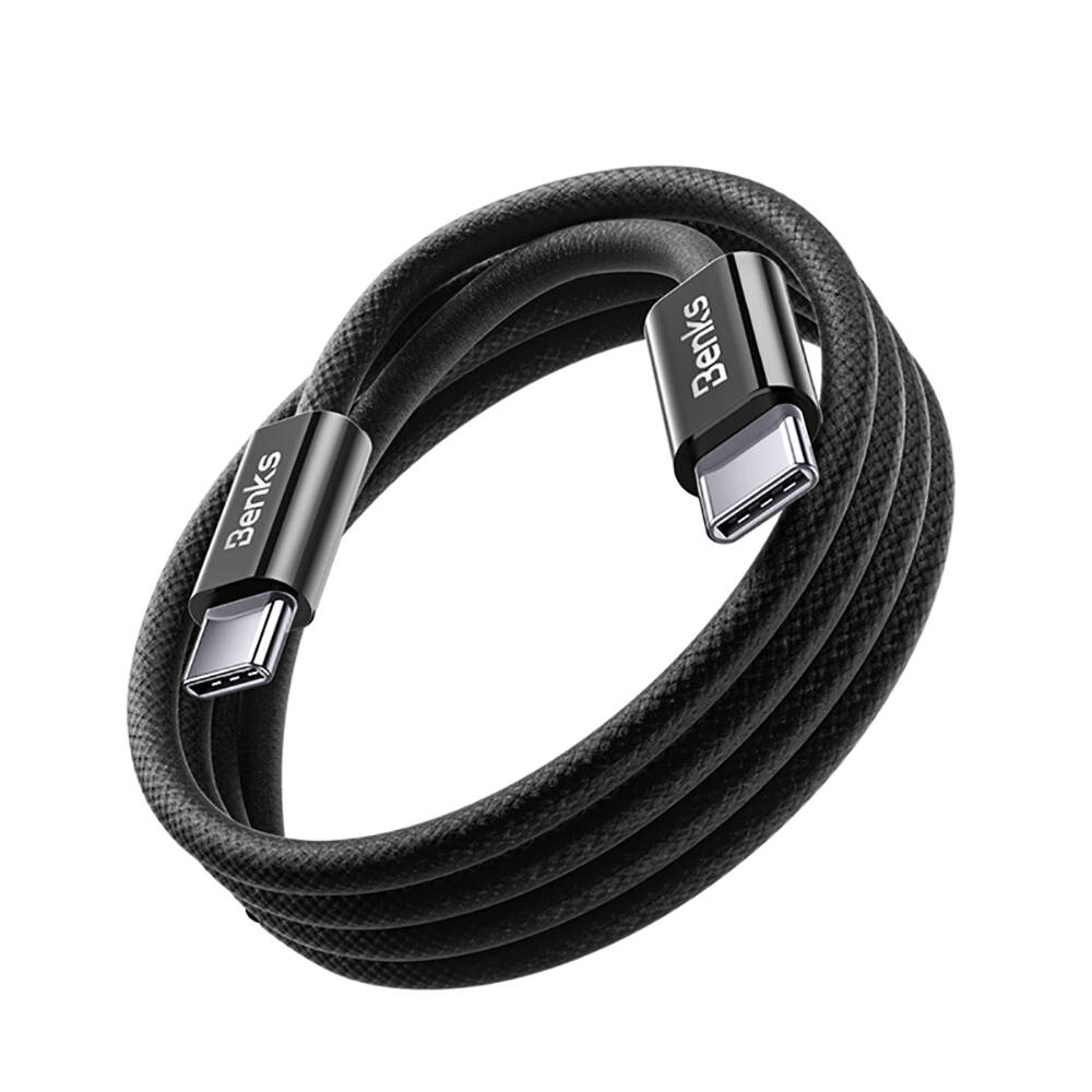 Benks D46 Type-C to Type-C PD 3.0 Örgülü Şarj ve Data Kablosu 60W 2 Metre - 7