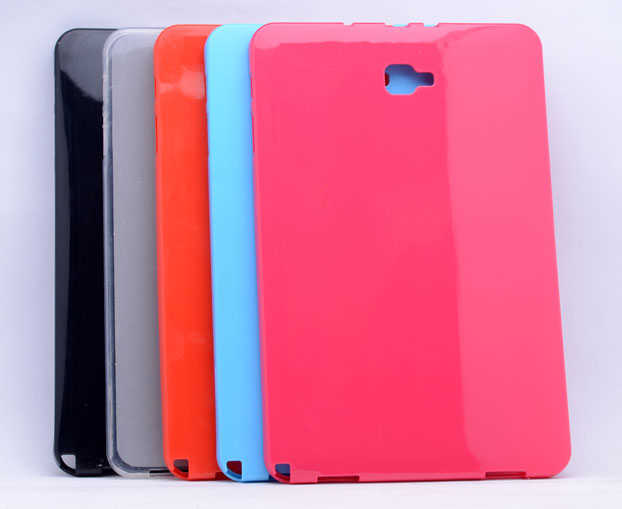 Samsung Galaxy Tab A 10.1 (2016) P585 Kılıf Zore Tablet Süper Silikon Kapak - 3