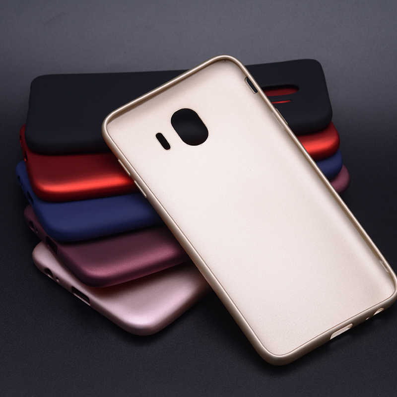 Samsung Galaxy J4 Uyumlu Kılıf Zore Premier Silikon Kapak - 1