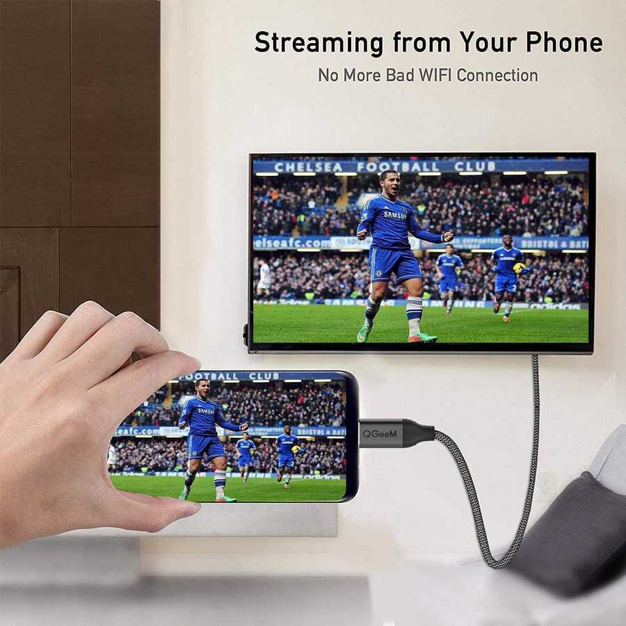 Qgeem QG-UA09 Type-C To HDMI Kablo - 14