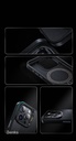 Apple iPhone 15 Pro Uyumlu Kılıf Magsafe Şarj Özellikli Karbon Fiber Benks Montage Hybrid Armor Pro 600D Kevlar Kapak - 3