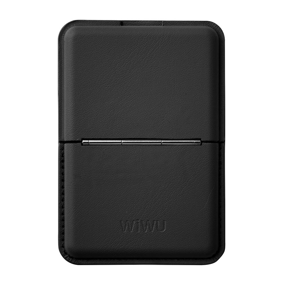 Wiwu MW-001 Pop-Up Sade Tasarımlı 3 Hazneli PU Magnetik Standlı Kartlık - 3