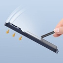 Wiwu MW-001 Pop-Up Sade Tasarımlı 3 Hazneli PU Magnetik Standlı Kartlık - 5