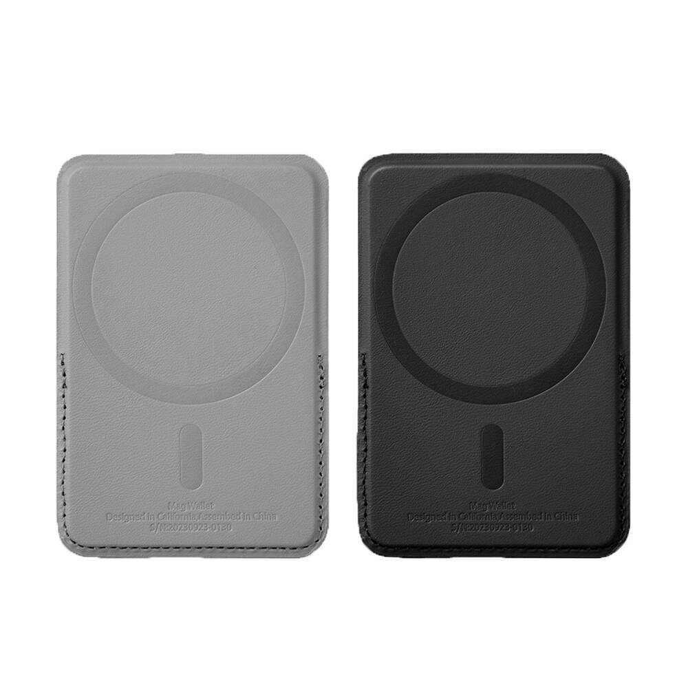 Wiwu MW-001 Pop-Up Sade Tasarımlı 3 Hazneli PU Magnetik Standlı Kartlık - 7
