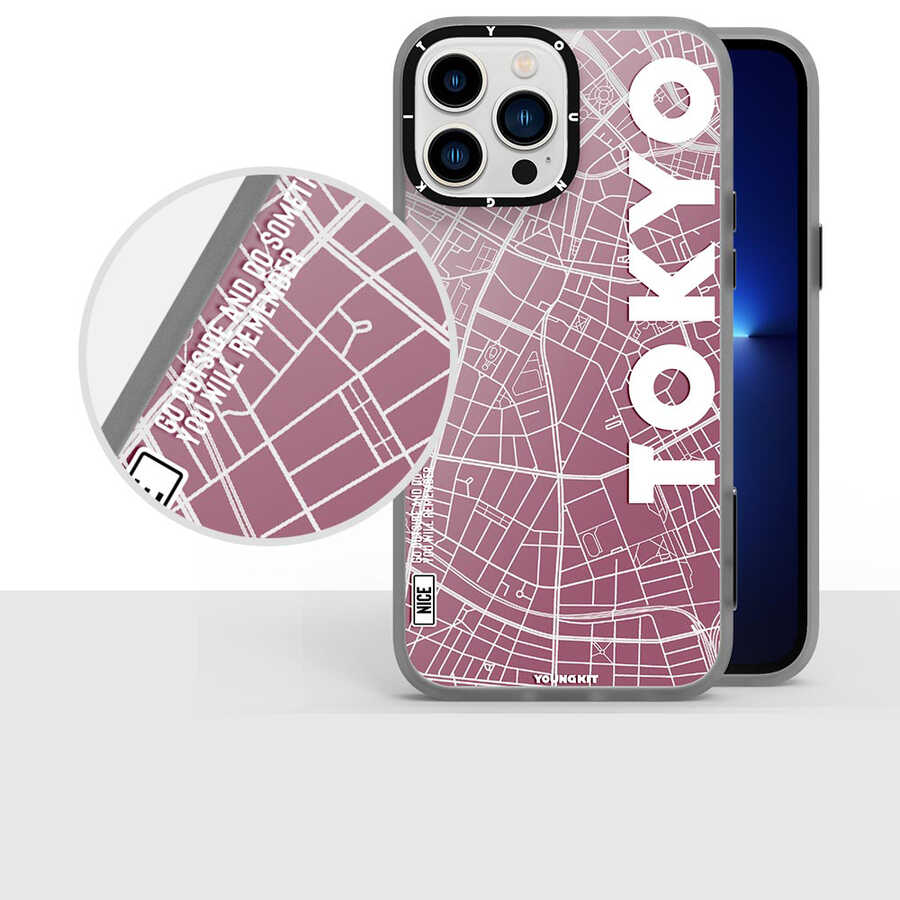 Apple iPhone 13 Pro Max Uyumlu Kılıf YoungKit World Trip Serisi Kapak - 7