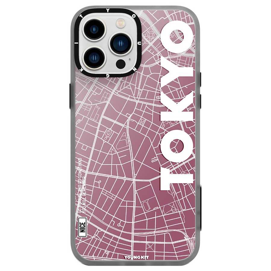 Apple iPhone 13 Pro Max Uyumlu Kılıf YoungKit World Trip Serisi Kapak - 10