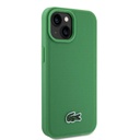 Apple iPhone 15 Uyumlu Kılıf Lacoste Orjinal Lisanslı PU Pike Desenli Arka Yüzey İkonik Timsah Dokuma Logolu Kapak - 3