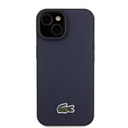 Apple iPhone 15 Uyumlu Kılıf Lacoste Orjinal Lisanslı PU Pike Desenli Arka Yüzey İkonik Timsah Dokuma Logolu Kapak - 16