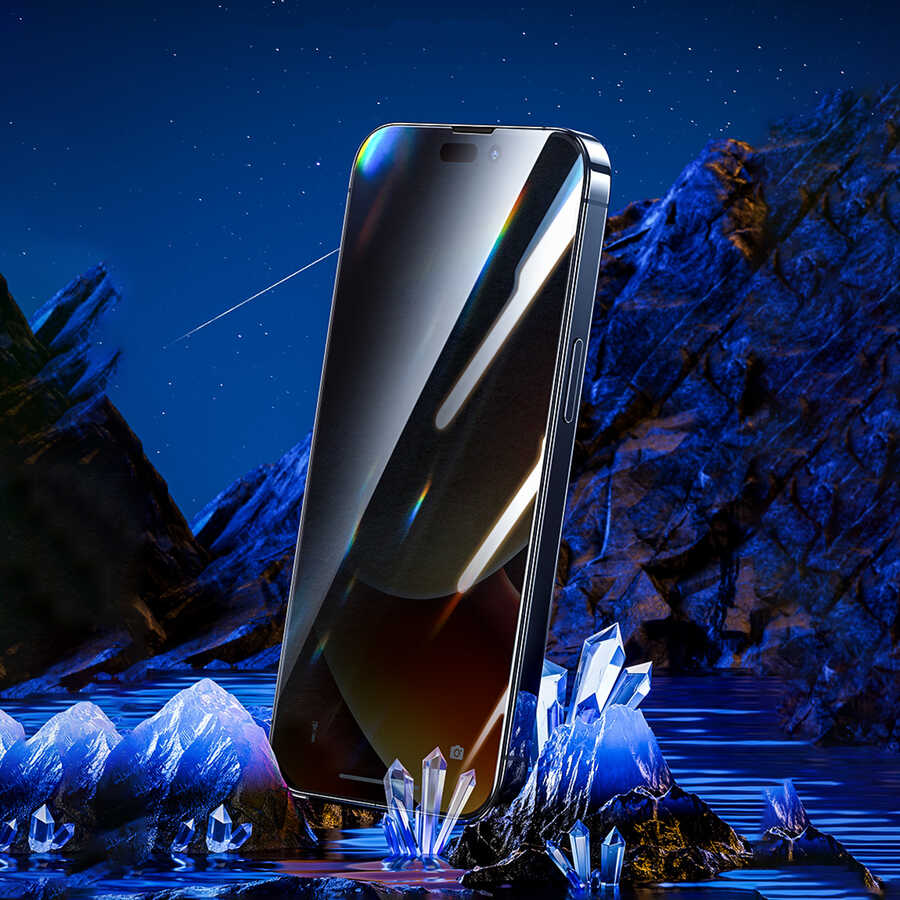 Apple iPhone 14 Pro Max Uyumlu Benks 0.3mm V Pro Privacy Hayalet Ekran Koruyucu - 6