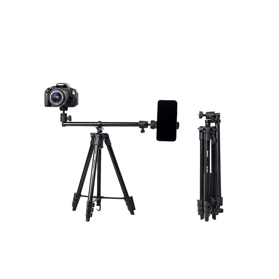 Jmary KP2207 Tripod 4 Farklı Yükseklik Ayarı 133 cm 360 Derece Dönebilen Başlık - 4
