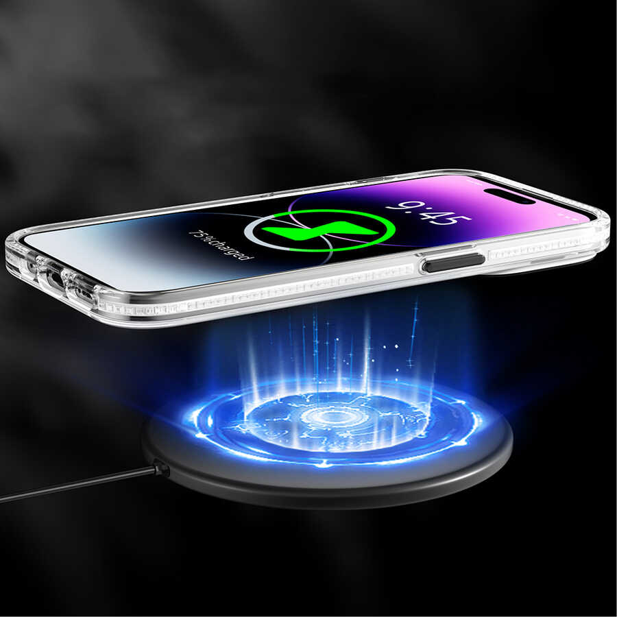 Apple iPhone 14 Pro Uyumlu Kılıf Magsafe Şarj Özellikli Youngkit Play Rabbit Serisi Kapak - 4