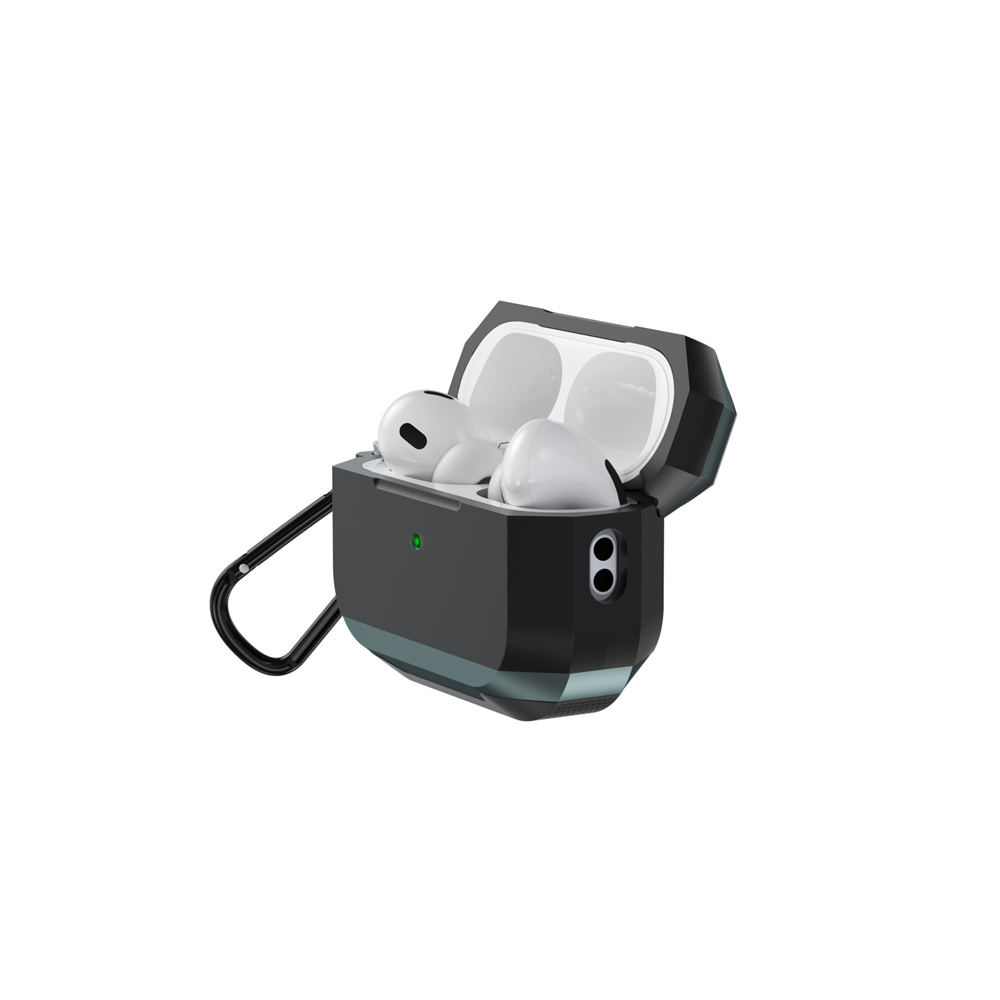 Apple Airpods Pro 2 Uyumlu Kılıf Wiwu JD-102 Defender Anti Shock Koruyucu Kılıf - 1