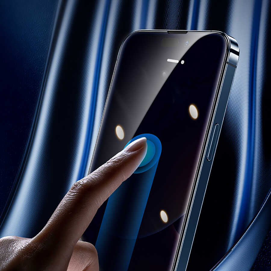 Apple iPhone 14 Pro Max Uyumlu Benks V Pro Plus Privacy Hayalet Ekran Koruyucu - 5