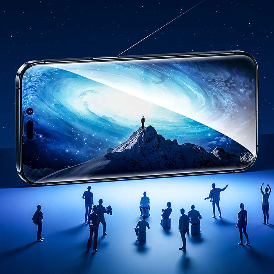 Apple iPhone 14 Pro Max Uyumlu Benks V Pro Plus Privacy Hayalet Ekran Koruyucu - 6