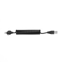 Wiwu Spiral Tasarımlı Micro Type-C ve Lightning 3in1 Spring Spiral Kablo 1m - 3