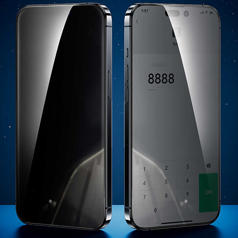 Apple iPhone 14 Pro Max Uyumlu Benks Yeni Seri V Pro Plus Privacy Hayalet Ekran Koruyucu - 2