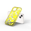 Apple iPhone 15 Uyumlu Kılıf Magsafe Şarj Özellikli Boya Desenli Wiwu Fluorescent G Serisi Kapak - 11