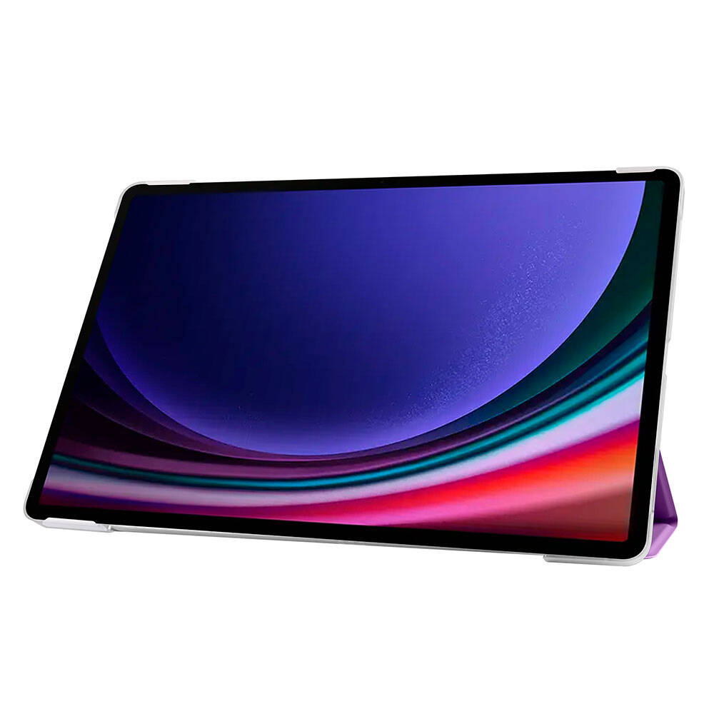 Samsung Galaxy Tab S9 FE Plus Uyumlu Zore Smart Cover Standlı 1-1 Kılıf - 9