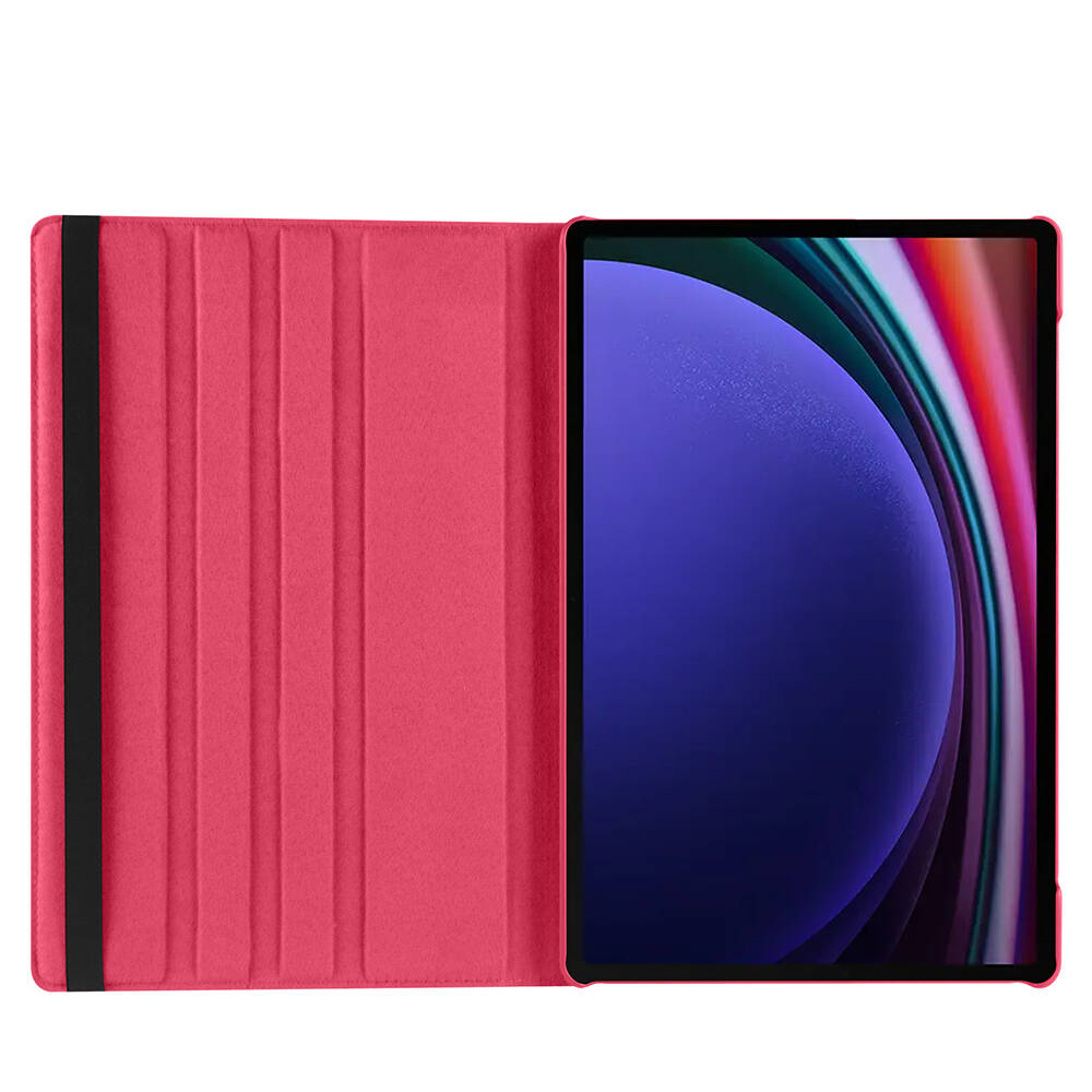 Samsung Galaxy Tab S9 Ultra SM-X910 Uyumlu Zore Dönebilen Standlı Kılıf - 12