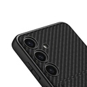 Samsung Galaxy S24 Plus Uyumlu Suni Deri Arka Yüzey Sürgülü Kamera Korumalı Zore Kartlıklı Kıpta Silikon Kapak - 9