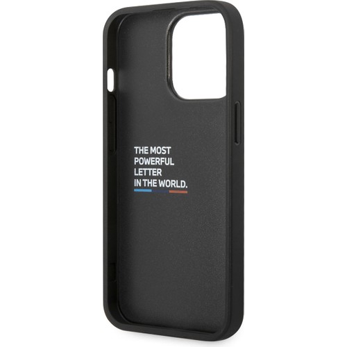 Apple iPhone 14 Pro Max Uyumlu Kılıf BMW PU Deri Ve Karbon Dizayn Kapak