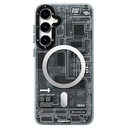 Samsung Galaxy S24 Uyumlu Kılıf Magsafe Şarj Özellikli YoungKit Technology Serisi Kapak - 3