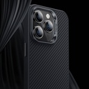 Apple iPhone 14 Pro Max Uyumlu Kılıf Karbon Fiber Magsafe Şarj Özellikli Benks Hybrid ArmorPro 600D Kevlar Kapak - 6