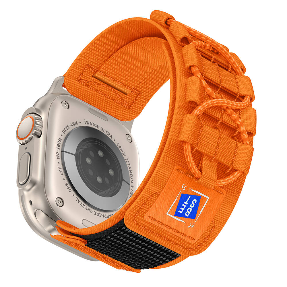 Apple Watch 44mm Uyumlu Zore KRD-99 Hasır Kordon - 2