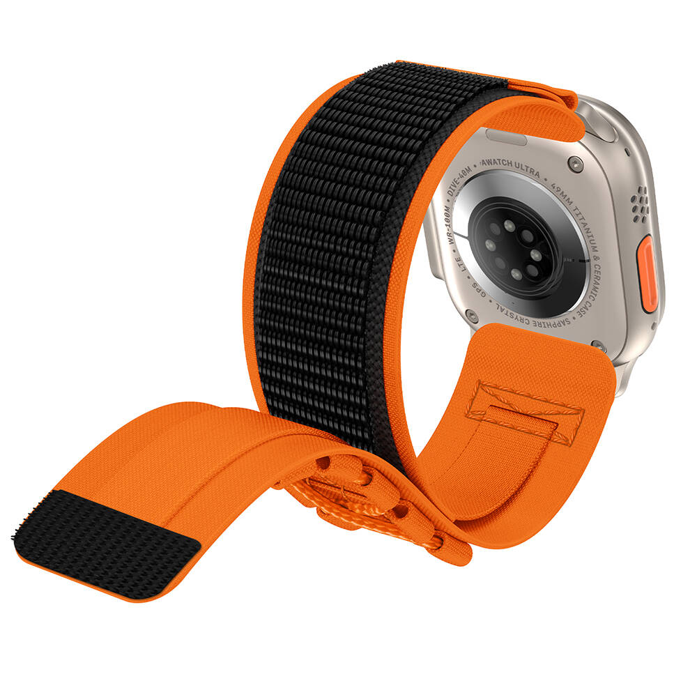 Apple Watch 44mm Uyumlu Zore KRD-99 Hasır Kordon - 8