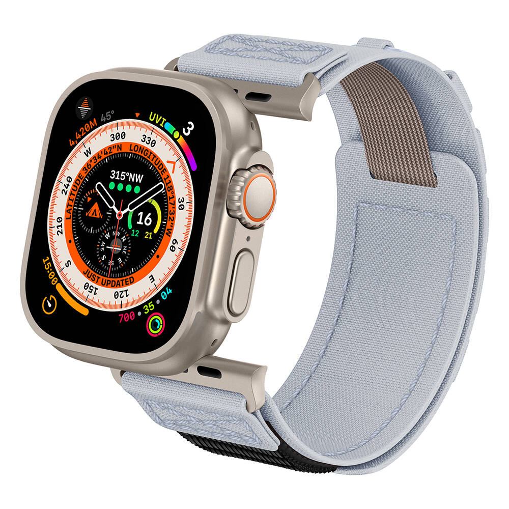 Apple Watch 44mm Uyumlu Zore KRD-99 Hasır Kordon - 12