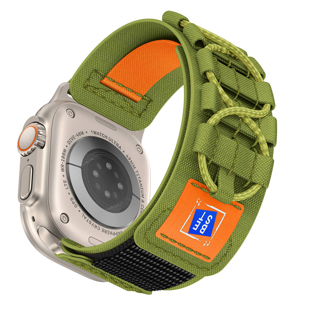 Apple Watch 44mm Uyumlu Zore KRD-99 Hasır Kordon - 15
