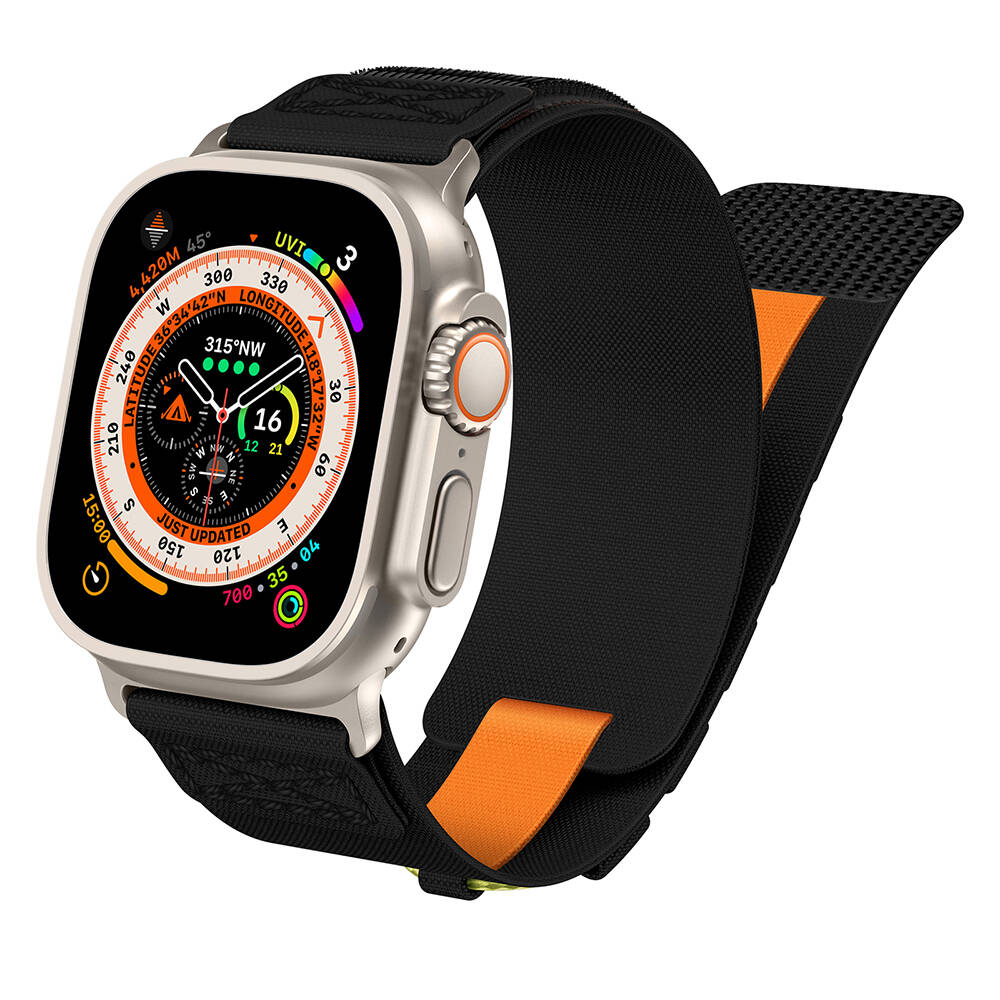 Apple Watch 44mm Uyumlu Zore KRD-99 Hasır Kordon - 22
