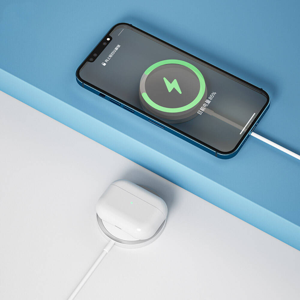 Wiwu Wi-W009 Interstellar 15W Hızlı Şarj Özellikli Magsafe PD Wireless Şarj Aleti - 4