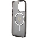 Apple iPhone 14 Pro Uyumlu Kılıf Ferrari Magsafe Şarj Özellikli Yarı Transparan Dizayn Kapak