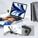 Apple Macbook 15&quot; Air M2 2024 A2941 Wiwu Macbook iShield Standlı Shield Kapak - 7