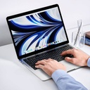 Apple Macbook 15&quot; Air M2 2024 A2941 Wiwu Macbook iShield Standlı Shield Kapak - 8