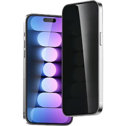 Apple iPhone 15 Plus Uyumlu Recci RSP-A18AP Privacy Temperli Cam Ekran Koruyucu