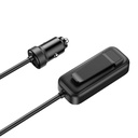 Wiwu Wi-QC015 Extend Serisi Dual Type-C + Dual USB-A Hızlı Şarj Özellikli Harici Portlu Araç Şarj Aleti 120W - 4